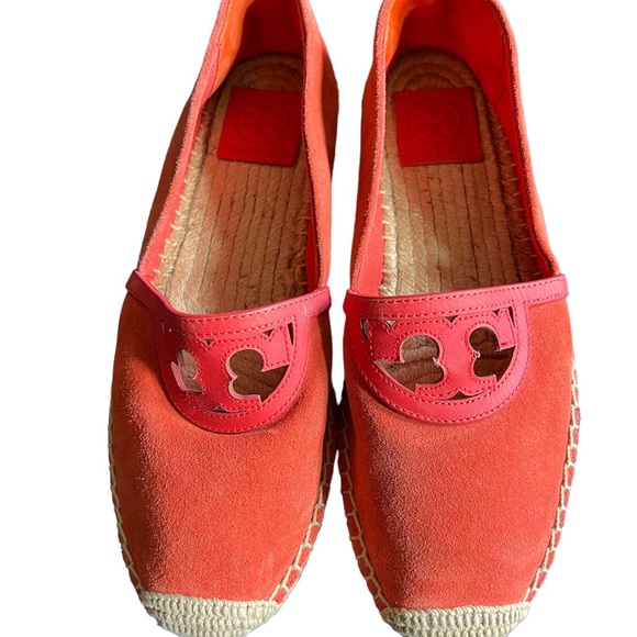 Tory Burch Womens Sidney Leather Slip On Espadrilles - Picture 5 of 5